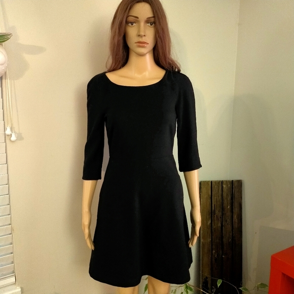 Zara Dresses & Skirts - Zara Trf Collection Black Fit and Flare Mini Dress Back Cut Out